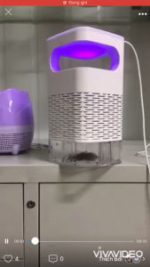 Đèn đuổi muỗi hình trụ