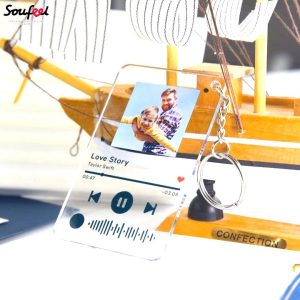 Gantungan Kunci Acrylic Spotify & Souvenir