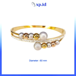 Xp.id - Gelang Bangle Titanium Gold Awet Anti Karat Xp