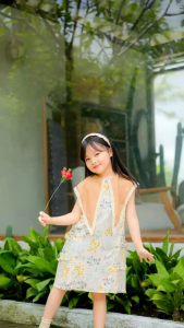 DRESS ANAK KOREAN STYLE DRESS CLARABELL RAYON LUCU PREMIUM