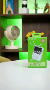 Powerbank Mini Robot RT16 9000mAh 20W Original Bergaransi