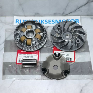 Rumah Roller Assy Plus Kipas Roller K44 Motor Beat ESP, Beat Pop, Beat Street, Scoopy FI Stater Halus