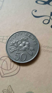 100% Authentic 1987 Singapore 50 cent old coin good condition   *Actual photo taken not from library photos   *Cataloges #0249   Country: Singapore   Period: Rebulic of Singapore 1967 - 2025  Currency: Singapore   Coin type: Circulation coins