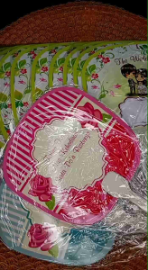 Souvenir Pernikahan Nikah Kipas Wedding Kemasan Plastik Cantik dan Lucu Isi 50 Pcs