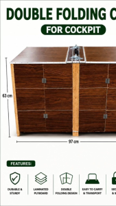 Folding Cage Double Wooden Kulungan ng Manok Bartolina Folding Cock box cockpit box