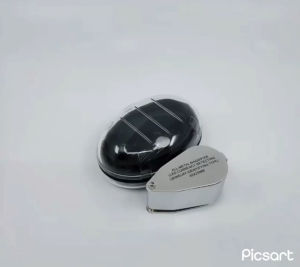 กล้องส่อง กล้องขยาย กล้องส่องพระ ขยาย40เท่า ขนาดเลนส์40มิล พร้อมไฟled แว่นขยาย ส่องเพชร