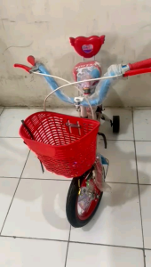 Sepeda Mini Anak Perempuan Velion 12 Inch Ban Pompa
