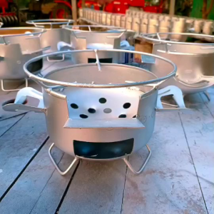 เตาเหล็กเตาถ่านเตามินิเตาหมูกระทะขนาด30เซนติเมตร