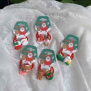 ✅พร้อมส่งในไทย✅ Christmas is coming 🎄🎅🏻เซตยางรัดผม 1 คู่ คริสต์มาส Christmas 🎅🏻 B241101029