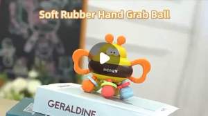 Đồ chơi gặm nướu cho bé hình con ong. Cục bận rộn montessori 3in1 cho bé