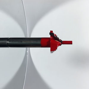 ดอกเร้าเตอร์ ตีลายข้าง ตีคิ้วไม้ ลบมุมไม้ ขนาด 15 X 34 mm. แกน 1/2