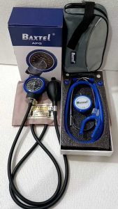 Baxtel APG BLUE Ring Aneroid Sphygmomanometer BP/ROYAL BLUE DELUXE Stethoscope