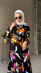 DAVINA MIDI DRES: DRES TERNYAMAN