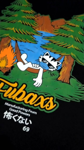 FUBAXS T-shirt / kaos hitam STAYCHILL