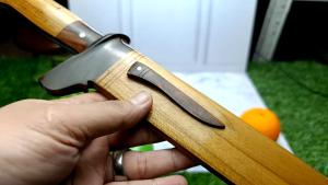 Pisau sembelih boning full tank kayu jati golsem jagal