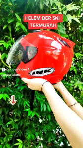 HELM INK CENTRO WARNA GREY DOFF TERLARIS ORIGINAL MERK FNK EMBOSS SNI BISA COD TERMURAH