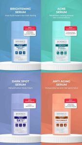 Brightening Serum Pencerah & Glowing Benings Clinic by dr. Oky Pratama BPOM