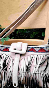 Hàng Si túi đeo chéo da lộn