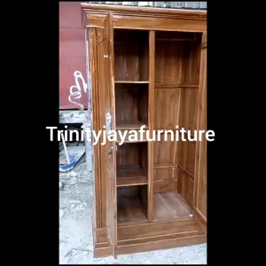 Lemari Pakaian Plus Meja Rias: Desain Praktis & Ergonomis