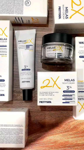 Kem Dưỡng PrettySkin Melas 2X Cream ngày và đêm