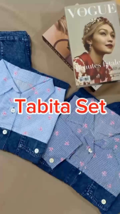 Ready Tabita Setelan Celana Fashion Wanita Muslim Kekinian Jeans Best Seller