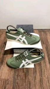 Sepatu Sneakers Pria Onitsuka Tiger Mexsico 66 Mantle Green Kanvas Mantle Green Unisex Ukuran Eu 40-44 - Lazada