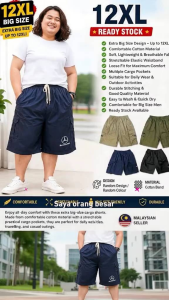 12XL Pant Extra Big Size Men Short Pants Cargo Seluar Pendek Lelaki Besar Plus