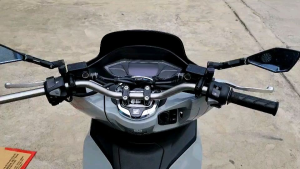 แฮนด์รถจักรยานยนต์ งานสแตนเลส ขัด  ขนาดOd 22.2มิล