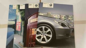 BMW E60 สมุดคู่มือการใช้งาน ภาษาอังกฤษ ของแท้ พร้อมซอง 01410012781 en