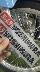 Tem Dán Chân Phuộc Chữ Yoshimura Chất Liệu Decal In Trong Cao Cấp Sắc Nét Tem Chống Thấm Nước Tốt