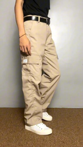 Dritto Celana Cargo Panjang Basic - Long Pants Cargo Reguler Fit - Brown