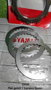 Plat Besi Gesek & Kampas Kopling Motor Yamaha Byson R15 Mx King