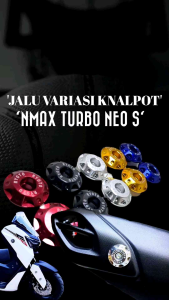 Jalu Variasi Knalpot NMAX TURBO NEO S TECHMAX Model Gepeng