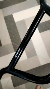Setang Sepeda BMX Bahan Besi Tebal Warna Hitam Universal Outdoor Cocok untuk Sepeda 20 Inch