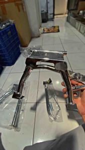 Standar 1 dan 2 Chrome Vario 125 150 Jagang Jagrak Tengah Vario 125 150 R14 R17 Crome Bahan Tebal