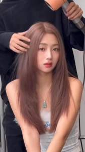 ครีมย้อมผม ชานมกุหลาบ SENPOM 9/76 เม็ดสีแน่น ย้อมออกมาสีไม่เพี้ยนย้อมสีไหน