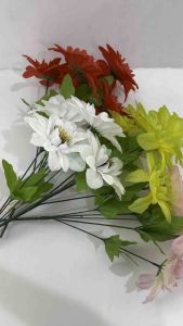 Bunga dahlia mawar buket palsu plastik imitasi artificial dekorasi