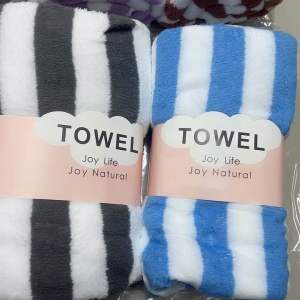 ผ้าเช็ดตัวขเป็ดลายริ้วขนาด27x54