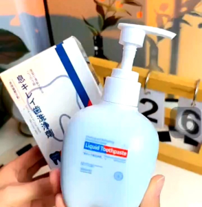 Kem Đánh Răng Dạng Lỏng FRESH TOOTHPASTE - Kem FRESH TOOTHPASTE Sạch Cao Răng Giảm Ố Vàng Trắng Sáng Thơm Miệng