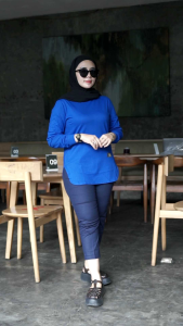 Kaos Polos Body Oval // Kaos Polos Wanita Lengan Panjang