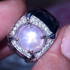 Natural star sapphire srilanka ceylon safir BODY GLASS