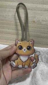 ❤️❤️Cute Double Sided Cat Full Leather Bag Charm❤️❤️