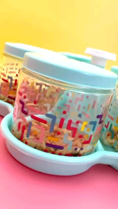 BYGY TOPLES ET YUKI 1100ML TOPLES KUE LEBARAN TOPLES SET