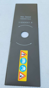 A492ใบมีด หนา1.6มิล. เครื่องตัดหญ้า "ยี่ห้อ" KASEI (คาไซ) รุ่น CG411 #ตรงปก #งานคุณภาพ #ทนทาน แท้ 100%