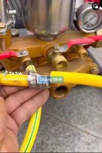 Bộ Đầu Nối Nhanh Dây Xịt Rửa Xe 8.5mm và Dây Xịt Thuốc