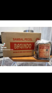 sambel pecel bagindo kemasan karton 625grm x 15