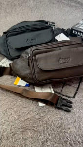 Tas Pria Kulit Sapi: Selempang & Waistbag