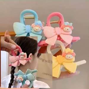 JEPIT RAMBUT SANRIO IMPORT PREMIUM 8CM / JEPIT RAMBUT PITA BAHAN TEBAL / JEDAI KARATER MEWAH ELEGAN / SANRIO CUTE HAIRCLAW / KK7650