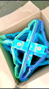 bintang promo hanger kawat warna 1 pak isi 10 pcs hanger gantungan pakaian