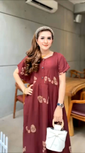 Daster Chibi Rayon Premium Jumbo Busui Bumil Menyusui Model Kekinian Terbaru